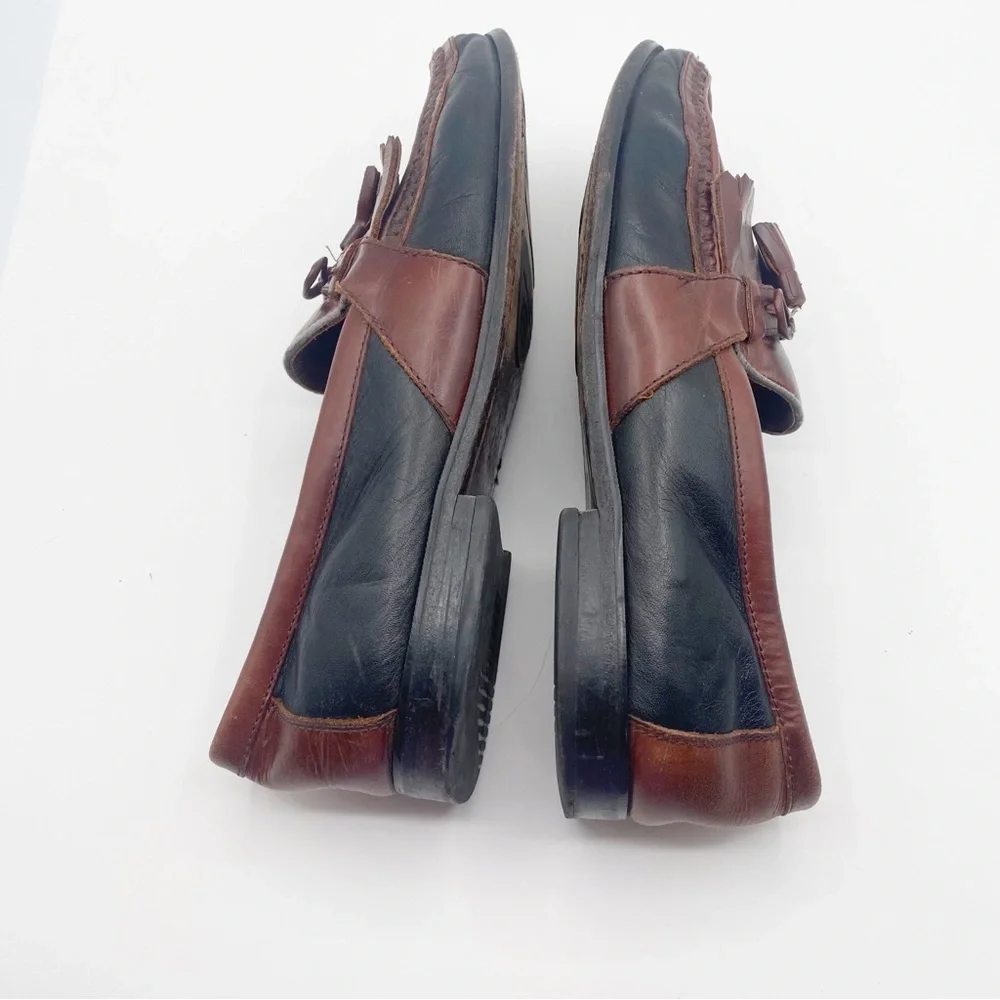 Johnston and Murphy Men’s Brown Leather Loafers with Tassels Casual Size 11.5